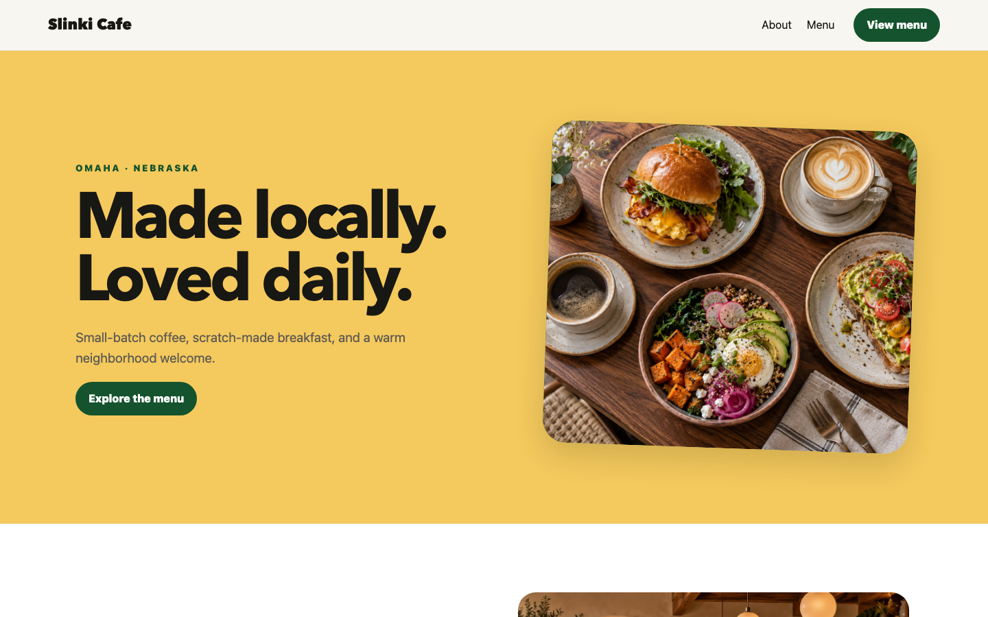 Bold and energetic Slinki website template